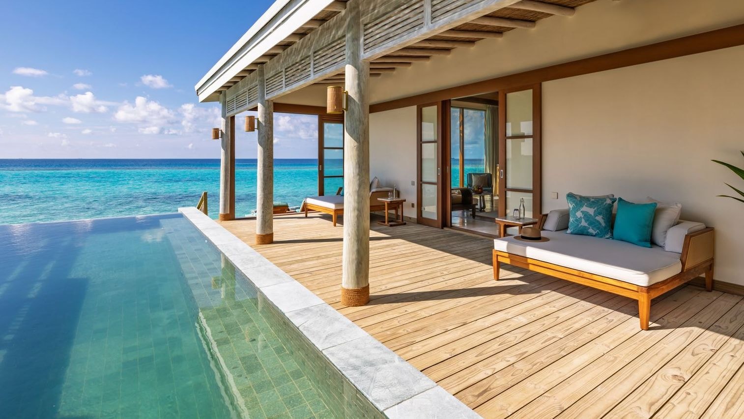 Water Pool Villa with Slide at RAH GILI MALDIVES